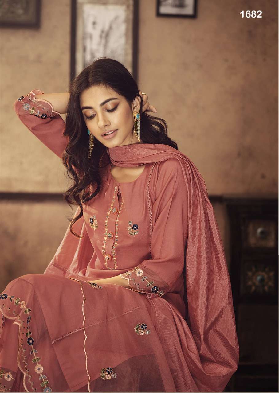 Vink- Ivy-3-chinnon-embroidery-work-long-kurti-chinnon-fancy-pant-organza-kota-doria-dupatta-1682-D
